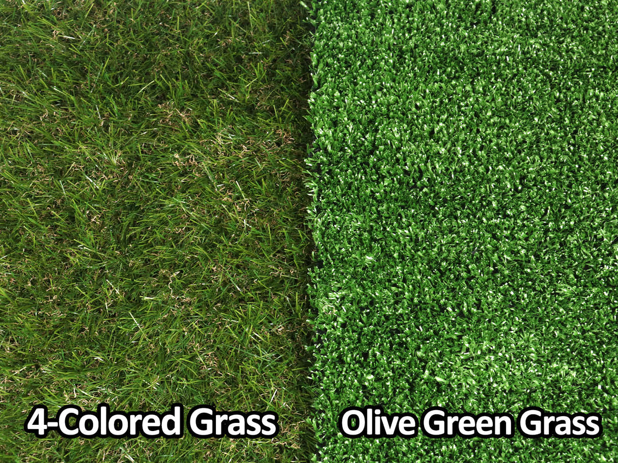 Olive Green 15 mm Artificial Grass - 1x10 m Roll