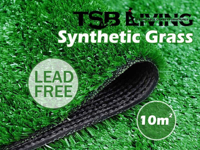 Olive Green 10 mm Artificial Grass - 1x10 m Roll