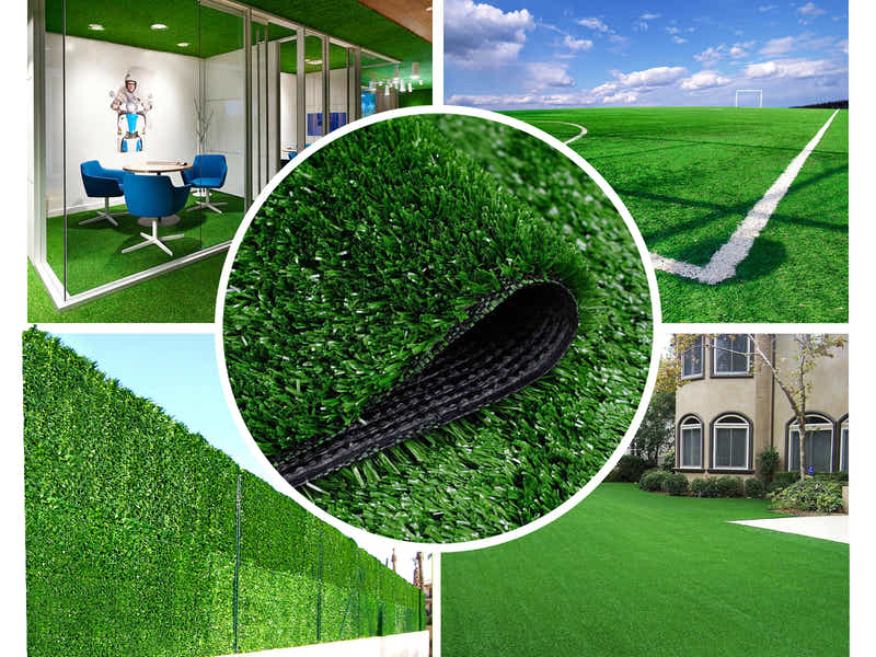 Olive Green 10 mm Artificial Grass - 1x10 m Roll