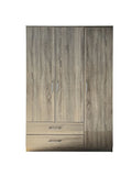 Alada 3 Doors Wardrobe With Drawers Upgraded