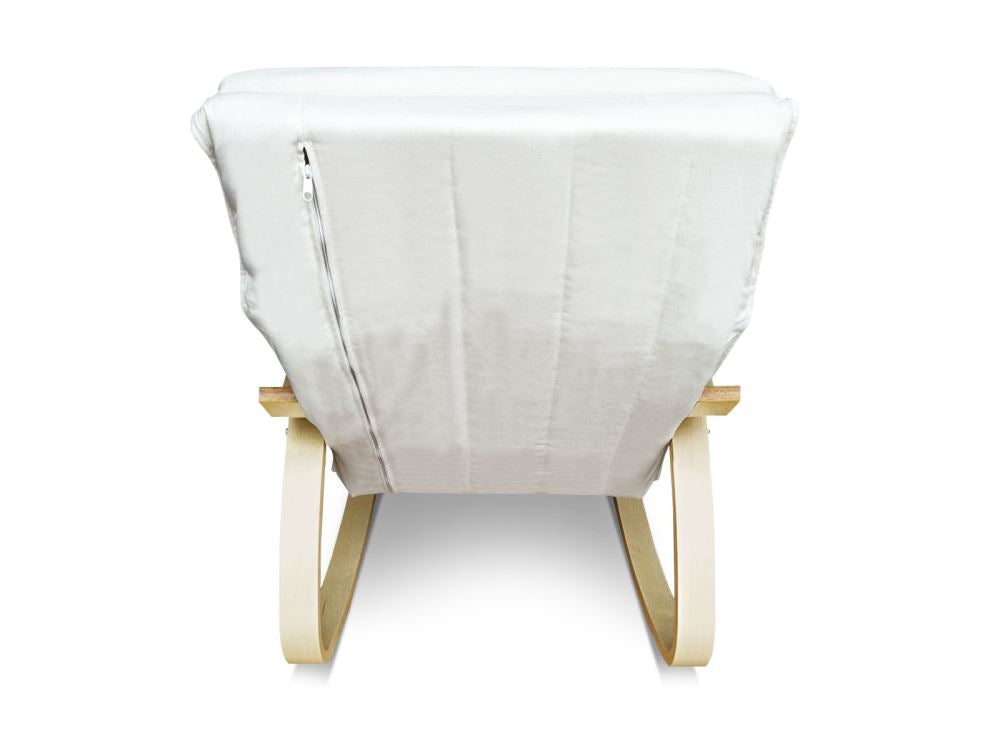Bentwood Rocking Armchair Beige