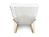 Bentwood Rocking Armchair Beige