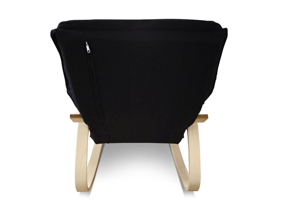 Bentwood Rocking Armchair Black