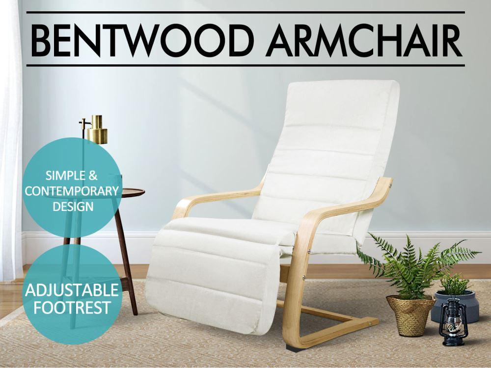 Bentwood Armchair Beige