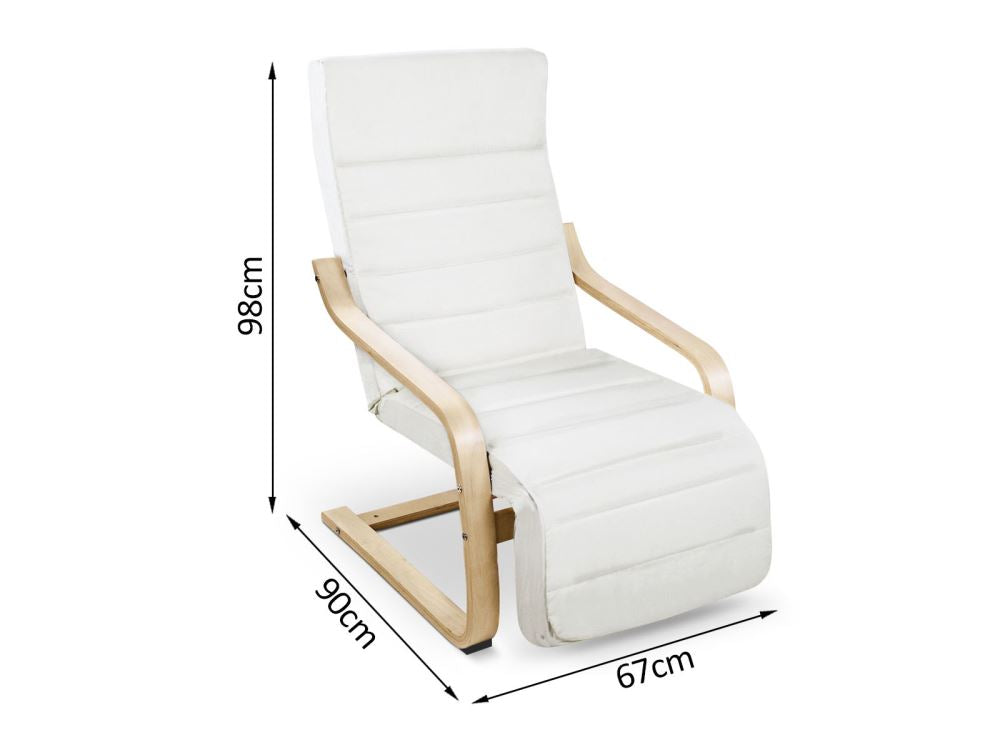 Bentwood Armchair Beige