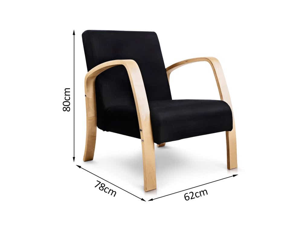 Bentwood Sofa - Black