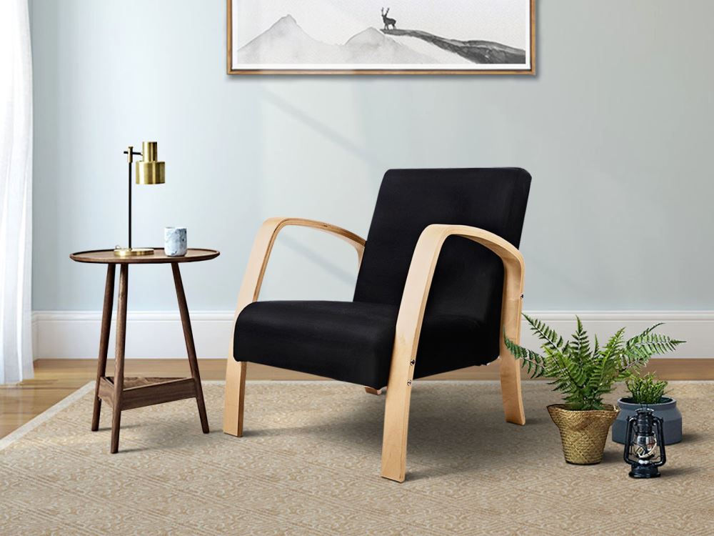 Bentwood Sofa Black