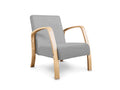 Bentwood Linen Sofa - Grey
