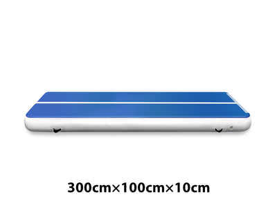 Air Track Blue & White – 300cm x 100cm x 10cm