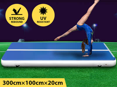 Air Track Blue & White – 300cm x 100cm x 20cm