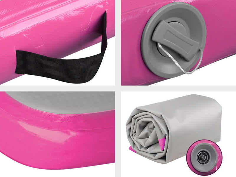 Air Track Pink & Grey – 300cm x 100cm x 20cm