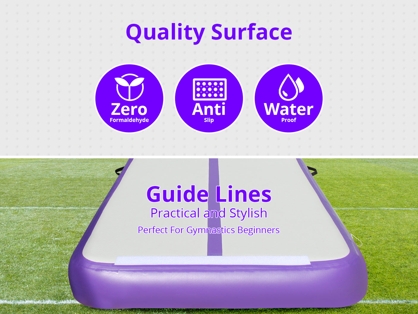Air Track Purple 300x100x20CM