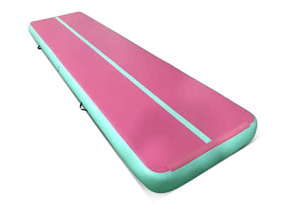 Air Track Pink & Green – 400cm x 100cm x 20cm