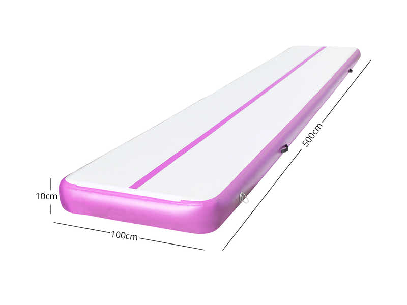 Air Track Pink & Grey – 500cm x 100cm x 10cm