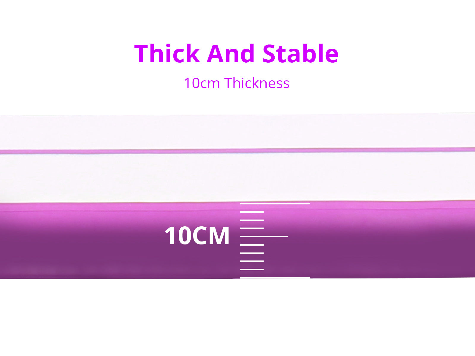 Air Track 500x100x10Cm Pink Color