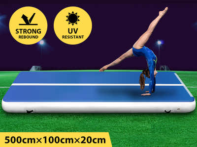 Air Track Blue & White – 500cm x 100cm x 20cm