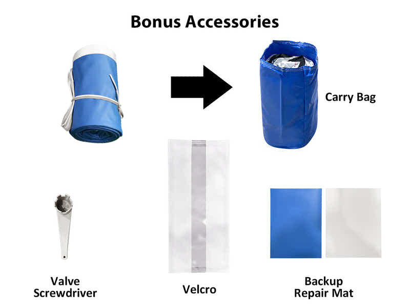 Air Track Blue & White – 500cm x 100cm x 20cm