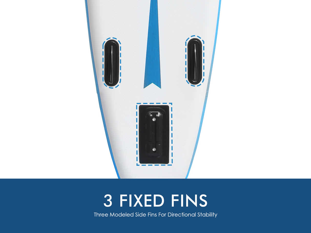 10 ft Double Layer Inflatable SUP - Blue & Yellow