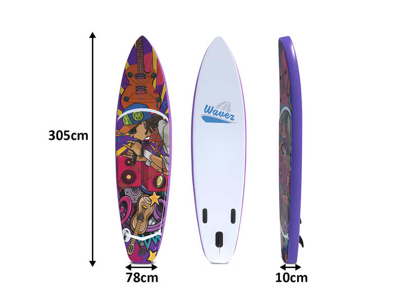 Inflatable SUP Single Layer 305x76x10cm 10 Inch