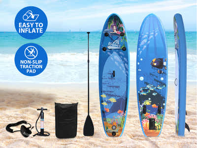 10 ft Single Layer Inflatable SUP - Sea Cartoon