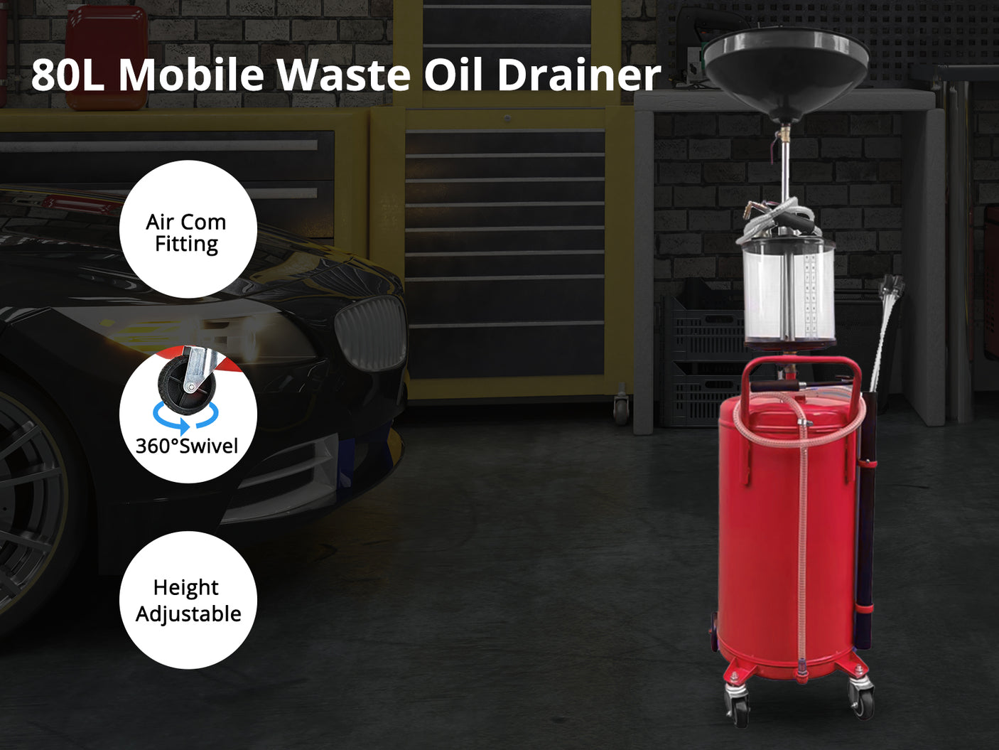 Oil Drainer 80L