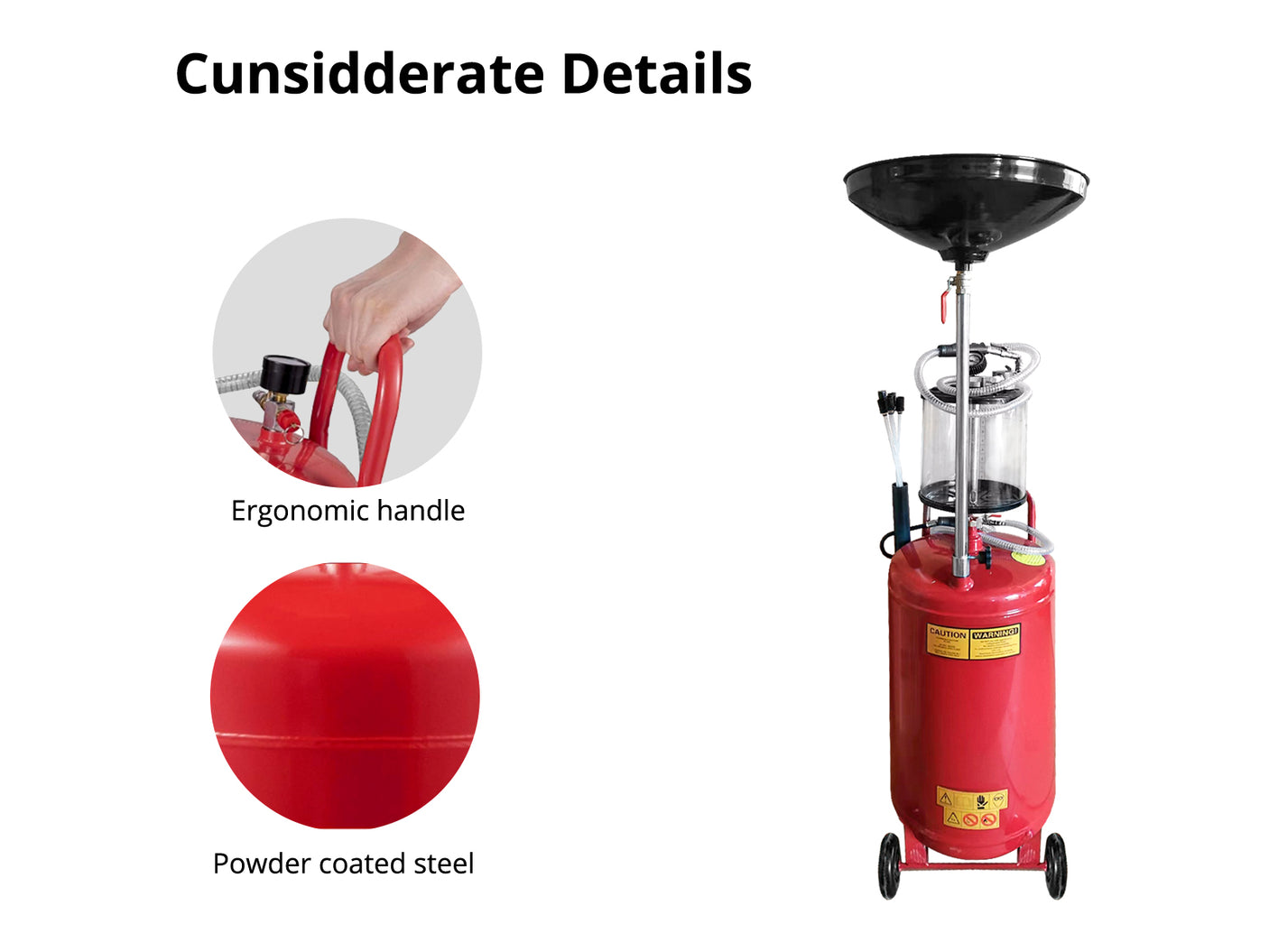 Oil Drainer 80L
