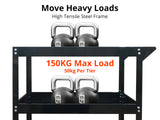 Tool Cart 3-Tier Trolley Workshop Garage Storage Organiser