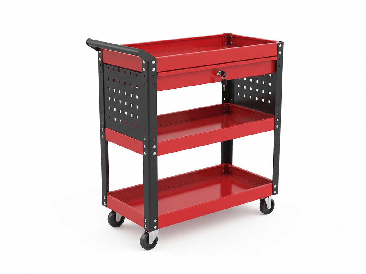 DS 3-Tier Tool Trolley Cart