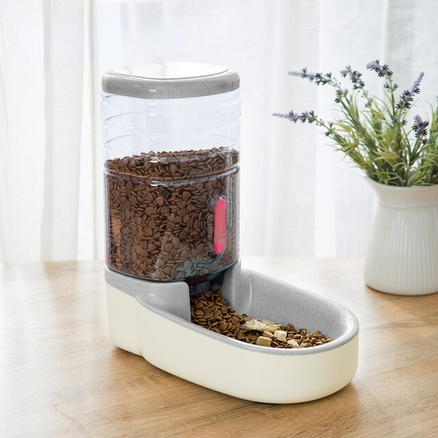 DS BS 3.8L Pet Automatic Feeding Bowls Pet Food Feeder