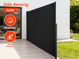DS Side awning B 300x200cm Black