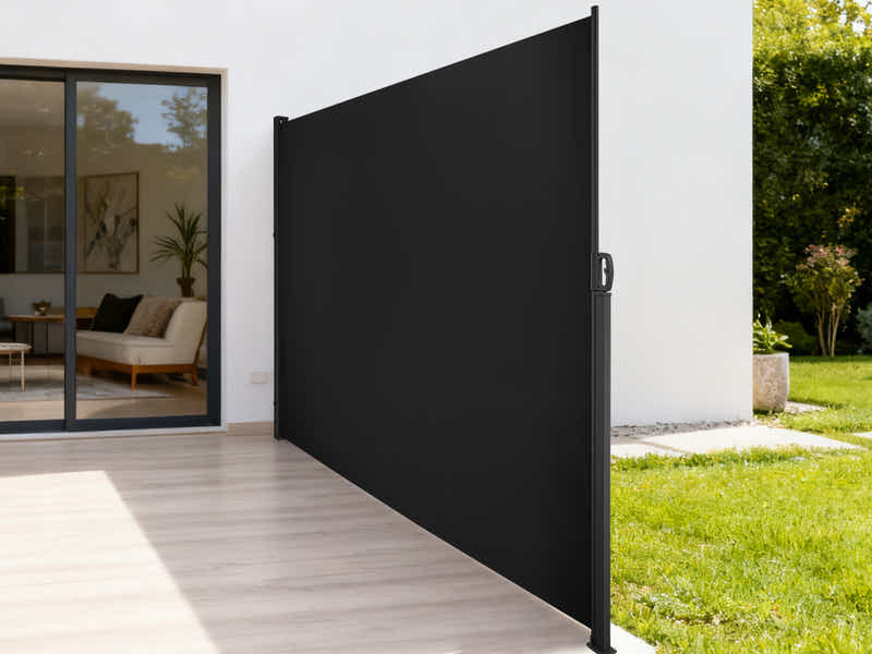 DS Side awning B 300x200cm Black