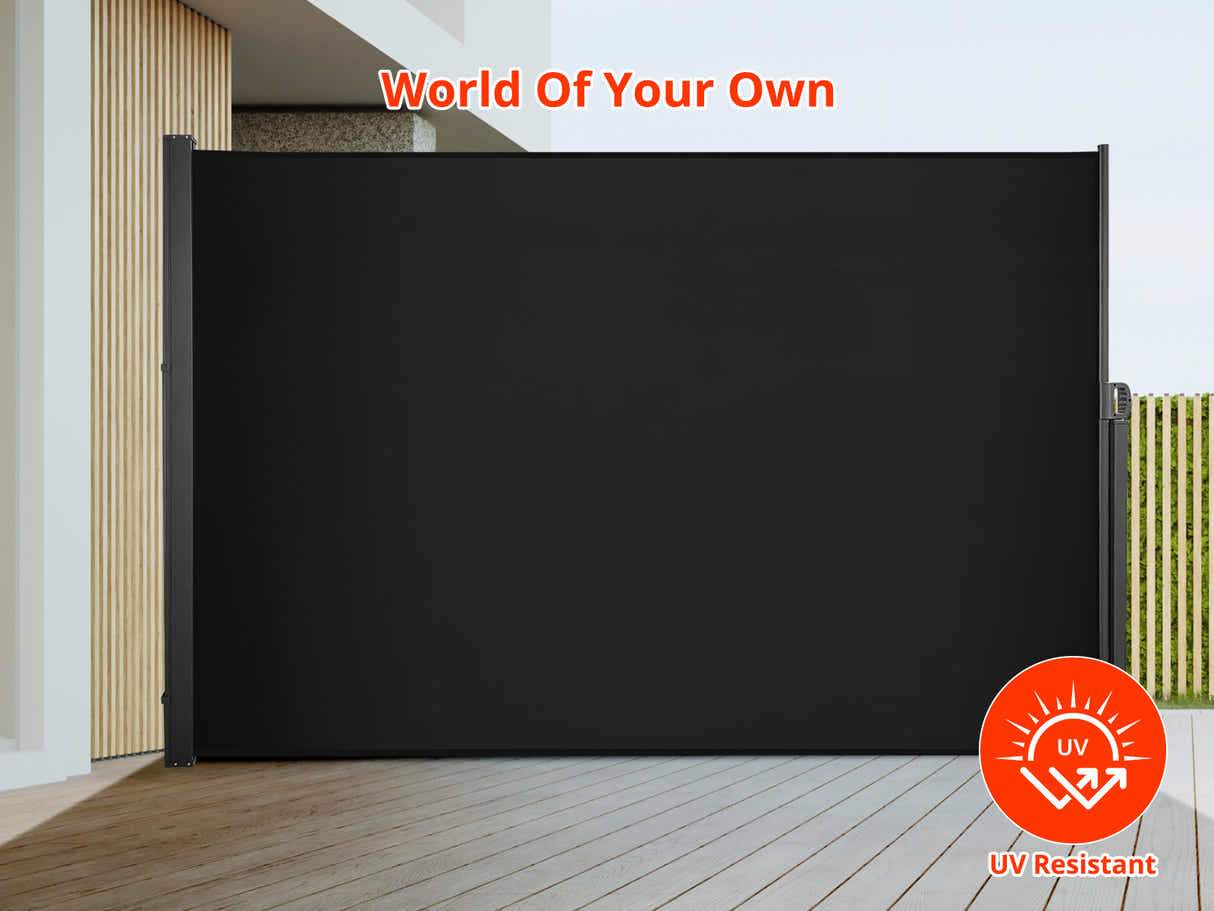 Side awning B 300x200cm Black