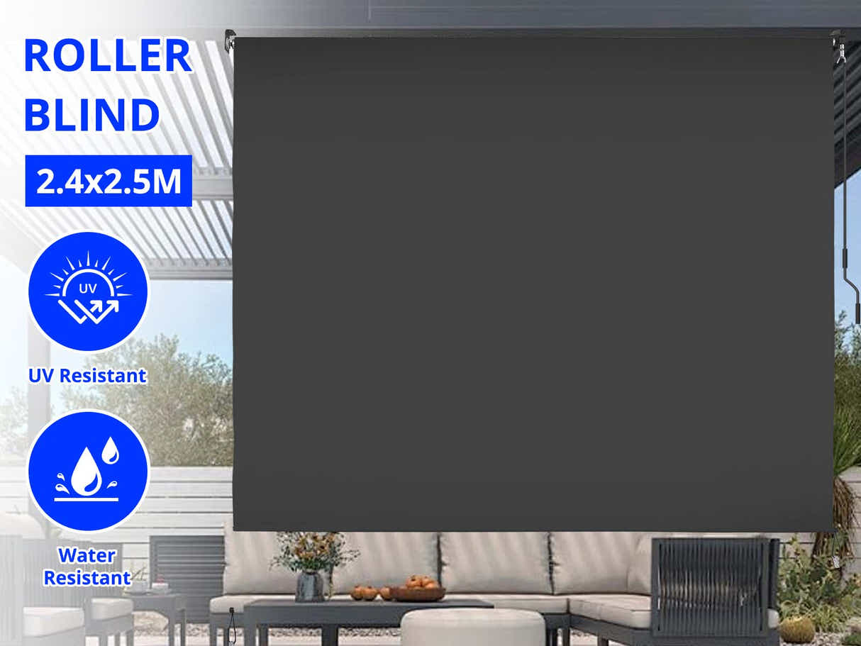 Roller Blind  240x250cm Grey
