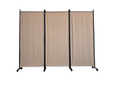 Fabric Room Divider 226X178cm SAND