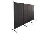 DS Fabric Room Divider 258x180cm Grey