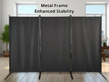 DS Fabric Room Divider 258x180cm Grey