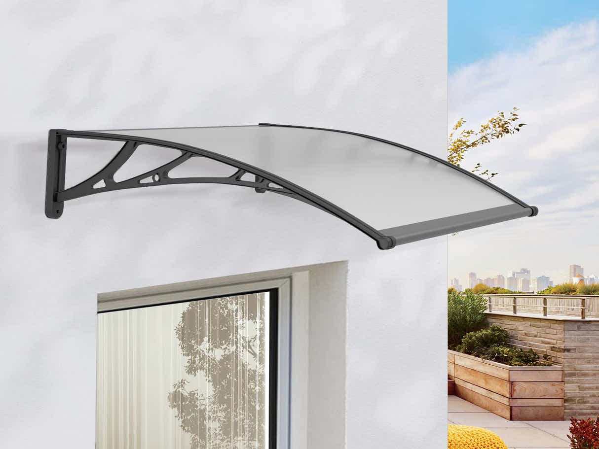 Clear Window Awning 100cm x 100cm