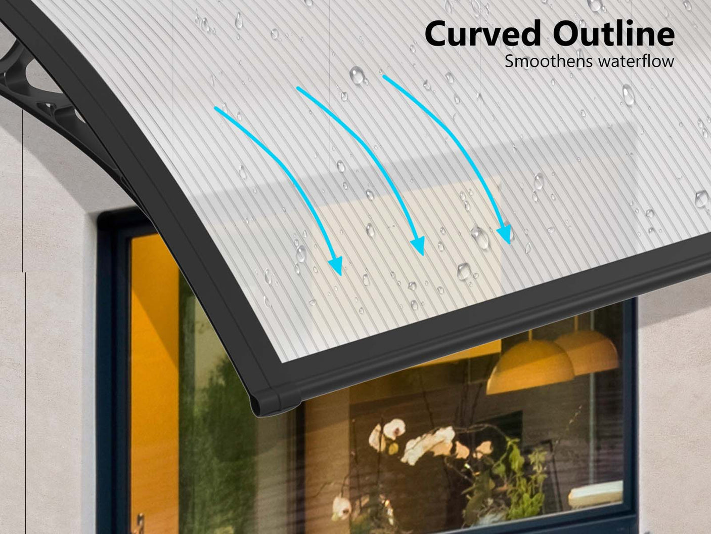 Window awning C 100x100cm