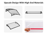 Window awning C 100x100cm