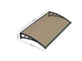 DS Window awning C 100x120cm BROWN