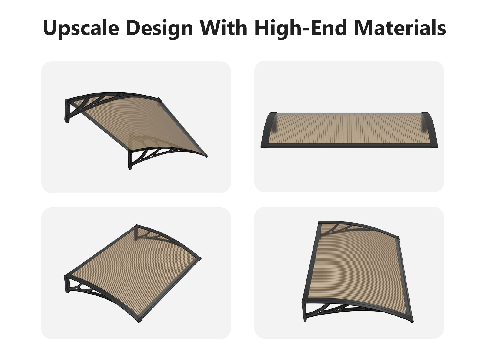 DS Window awning C 100x120cm BROWN