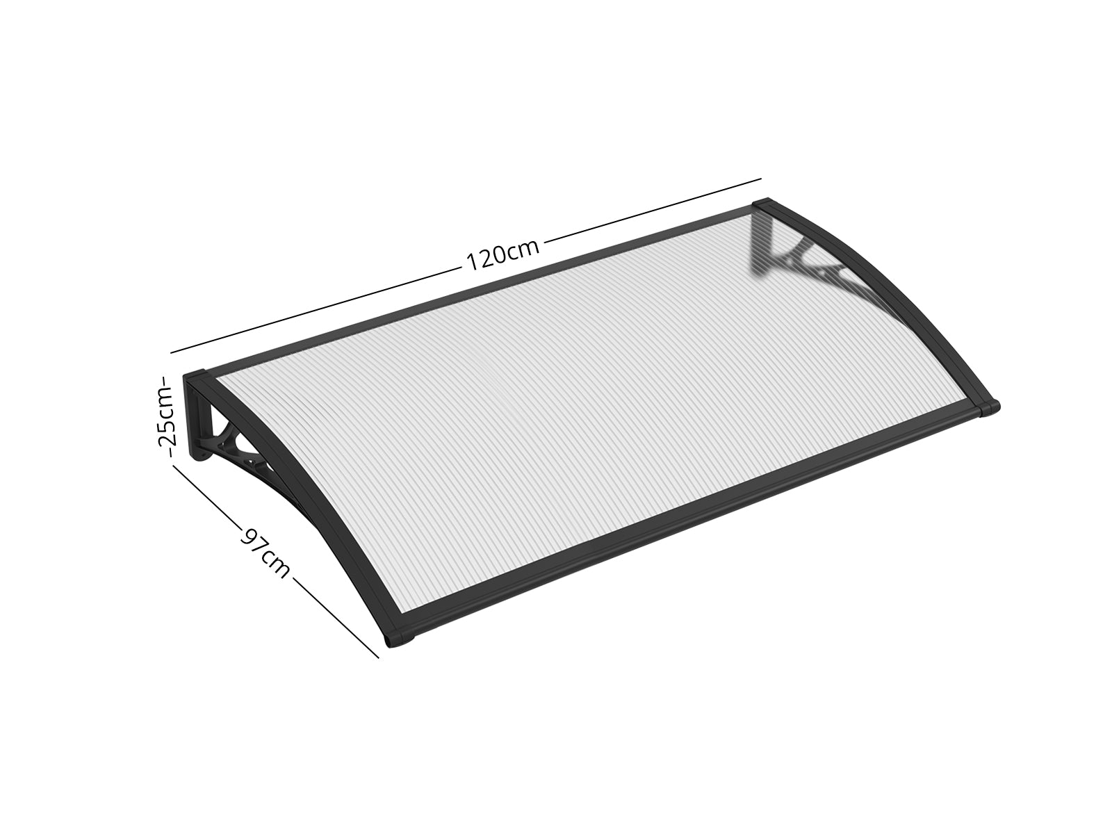 DS Window awning C 100x120cm GRCLR