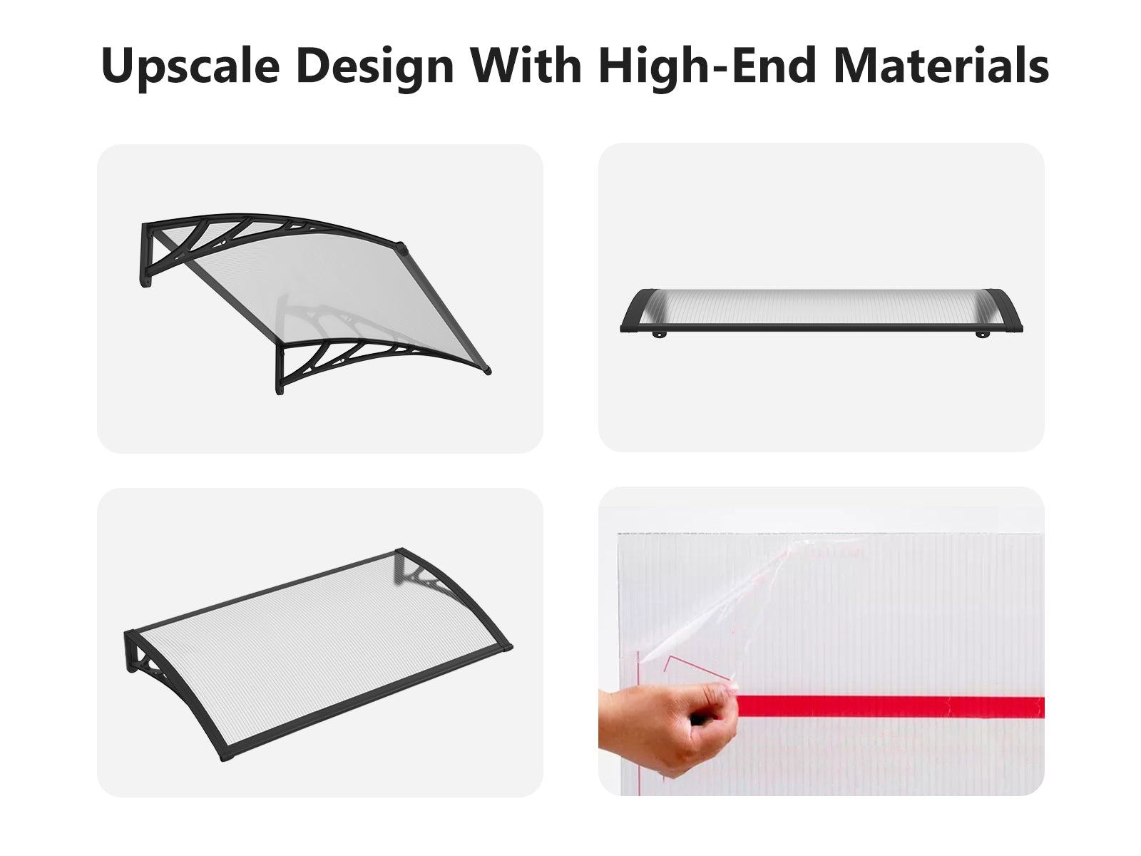 DS Window awning C 100x120cm GRCLR
