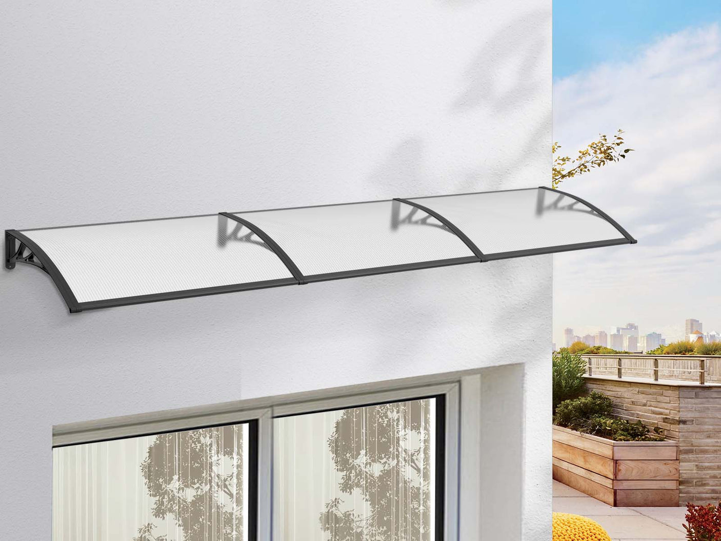 Window awning C 100x300cm