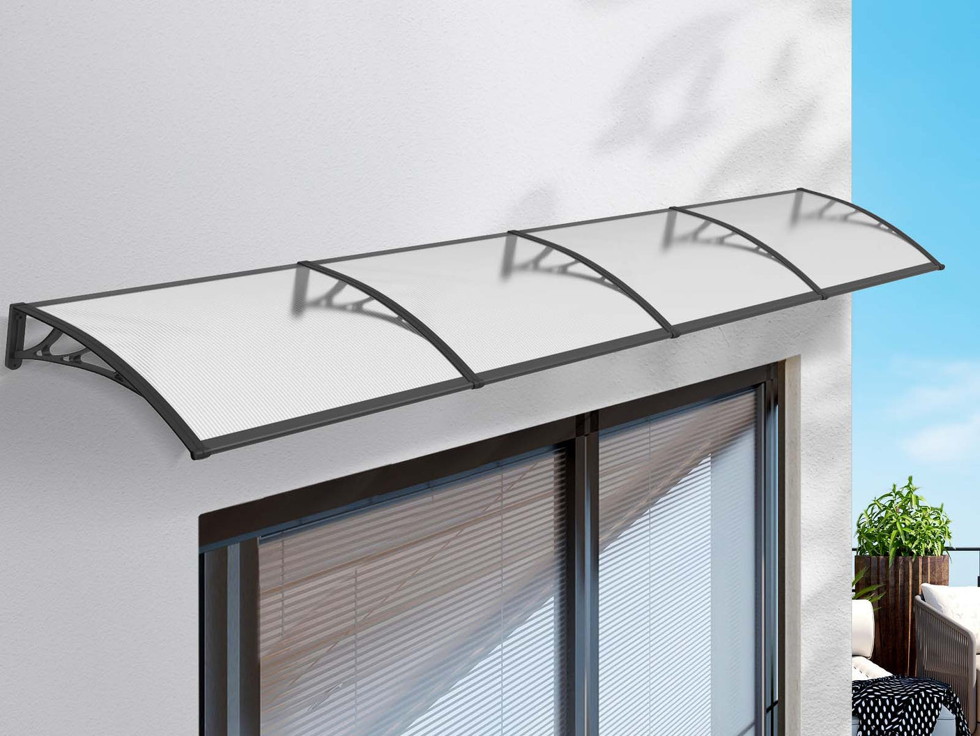 Window awning C 100x400cm