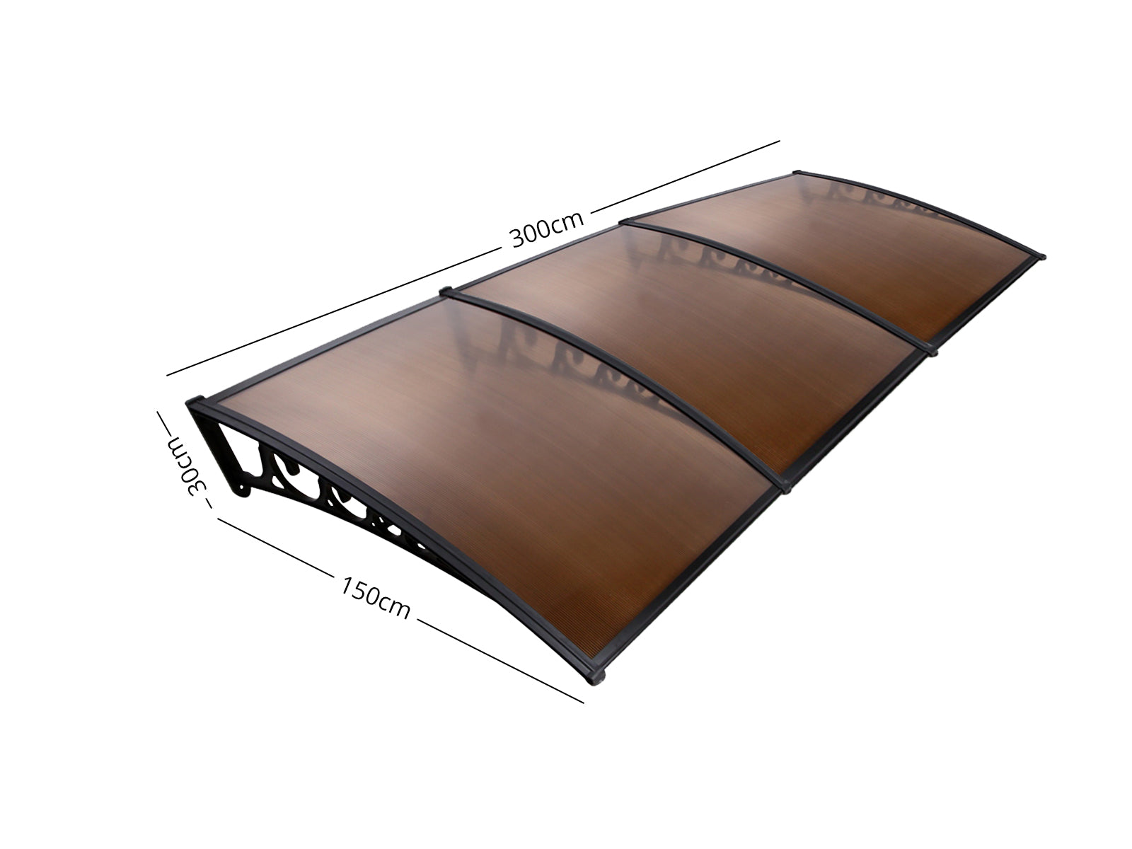 DS Window awning C M2 150x300cm BROWN