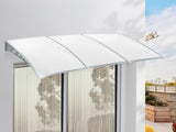 Grey Frame Window Awning 150cm x 300cm