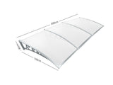 Grey Frame Window Awning 150cm x 300cm