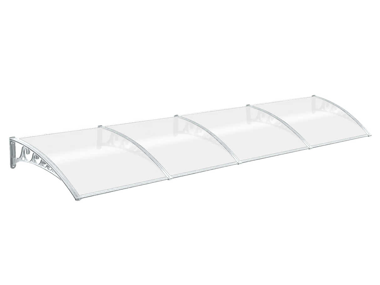 Grey Frame Window Awning 150cm x 400cm