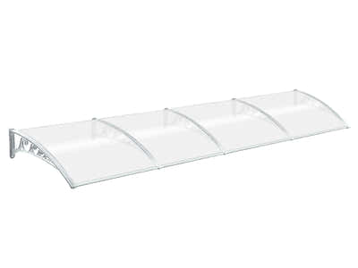 Grey Frame Window Awning 150cm x 400cm